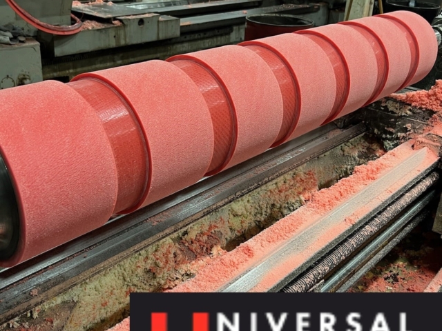 Vertical Slots on Steel Roll
