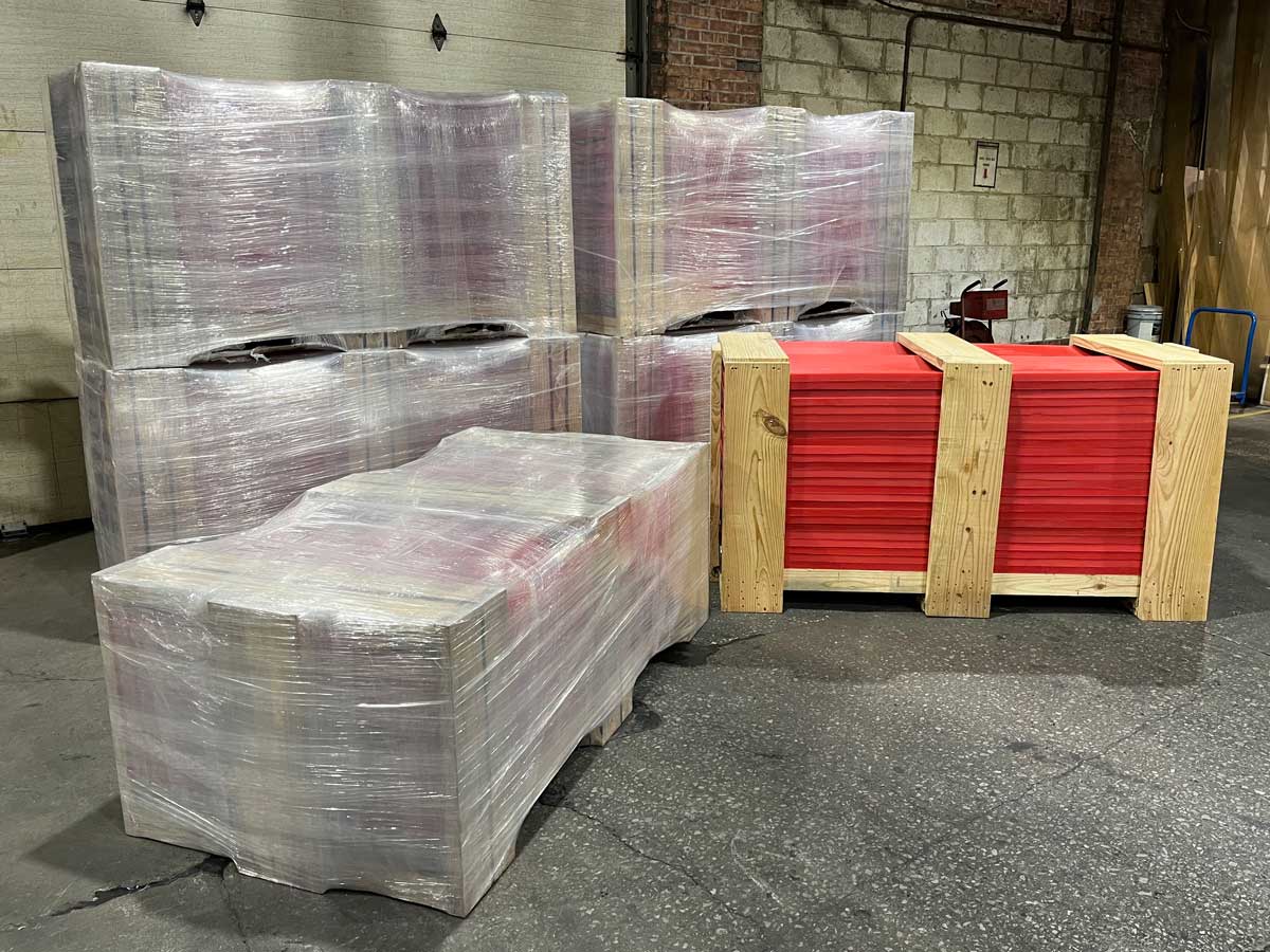 coil storage pads