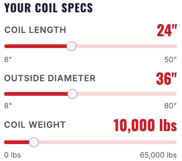 coil pad selector