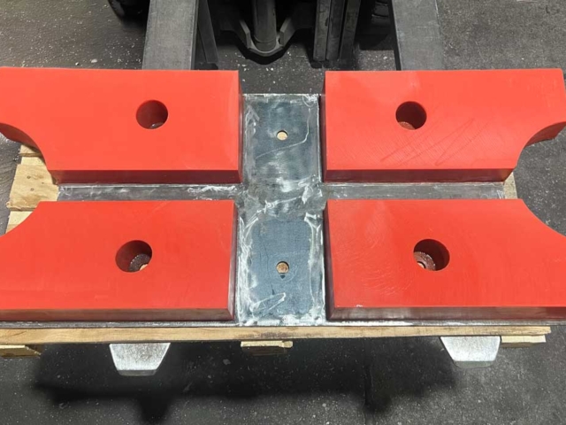 impact-pads custom polyurethane impact pads